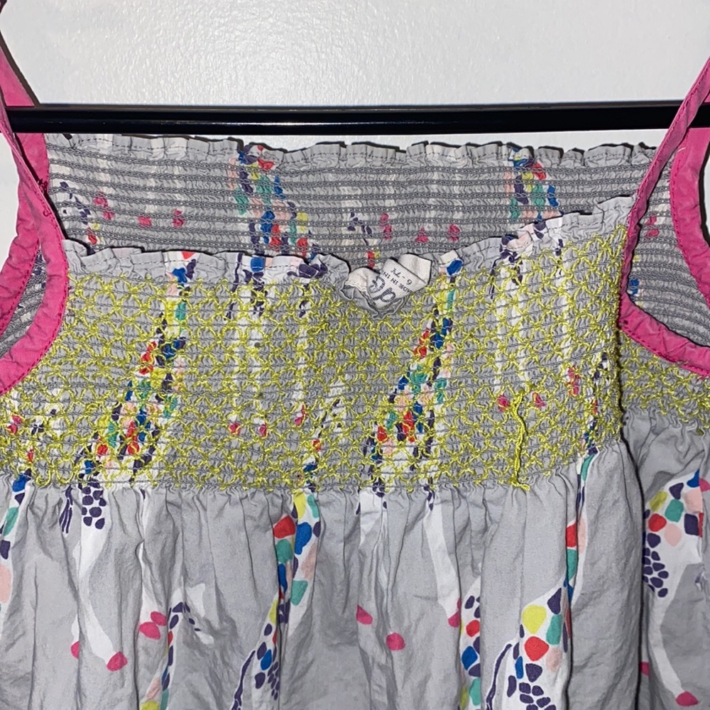 Mini Boden Giraffe dress spaghetti strap - Picture 5 of 9